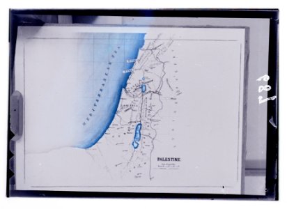 Maps, plans, restorations, etc. Bartholomew's map of Palestine LOC matpc.12335