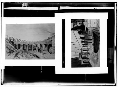 Maps, plans, restorations, etc. Restoration of Robinson's Arch ; restoration of Ecce Homo and Gabbatha LOC matpc.01367