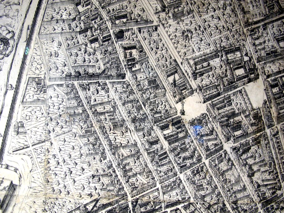 Mappa del buonsignori, dettaglio 01