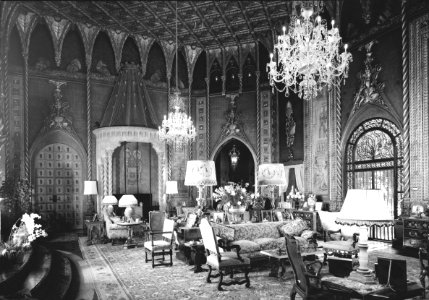 Mar-a-Lago, Living Room looking southwest (1967)