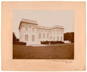 Marble House, William K. and Alva Vanderbilt mansion, Newport, Rhode Island) - Frank H. Child, photographer, Newport, R.I LCCN2017648602