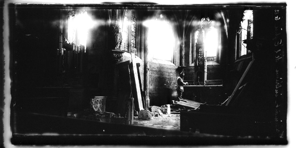 Laimont. Intérieur de L'église. G12 - Fonds Berthelé - 49Fi1523