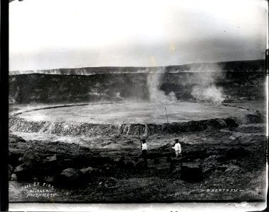 Lake of Fire, Kilauea, (b), photograph by Brother Bertram