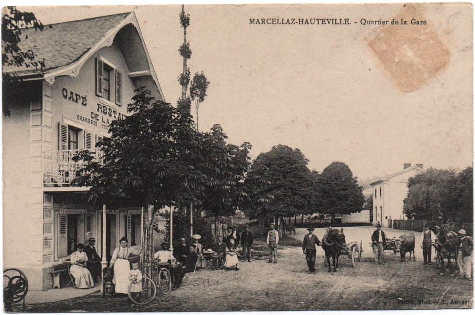 MARCELLAZ-HAUTEVILLE. - Quartier de la Gare