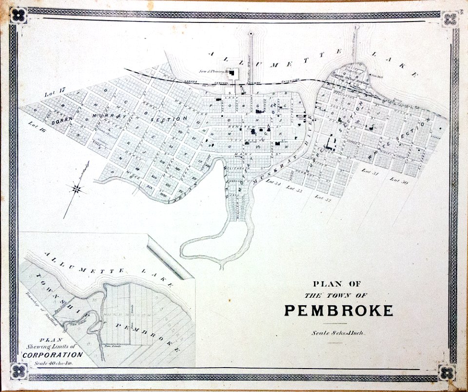 Map of Pembroke 1880
