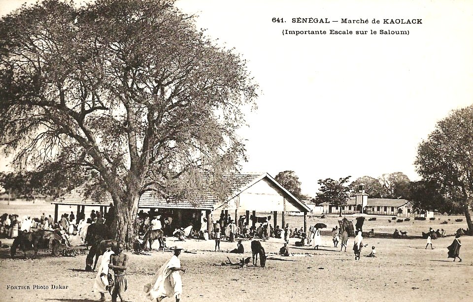 Marché de Kaolack (AOF)