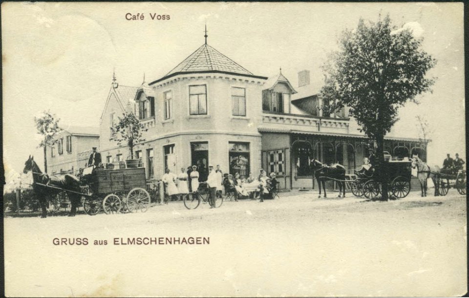 Landbäckerei und Café Voß in der Dorfstraße in Elmschenhagen (Kiel 28.216)