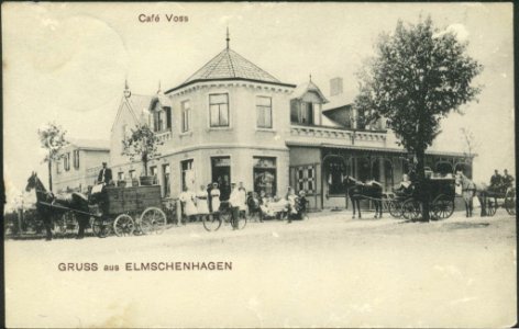 Landbäckerei und Café Voß in der Dorfstraße in Elmschenhagen (Kiel 28.216)
