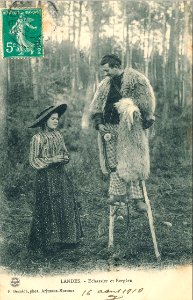 Landes - Berger et bergère b