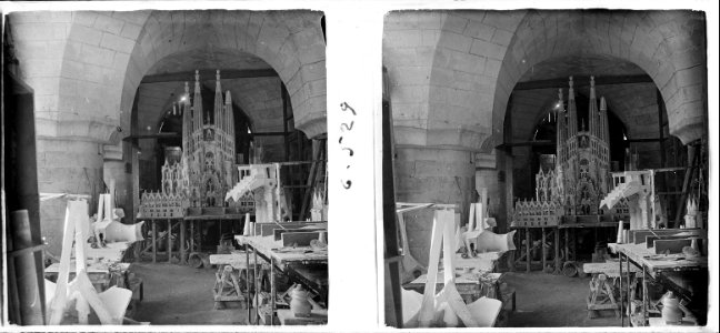 Maqueta del portal lateral de la Sagrada Família