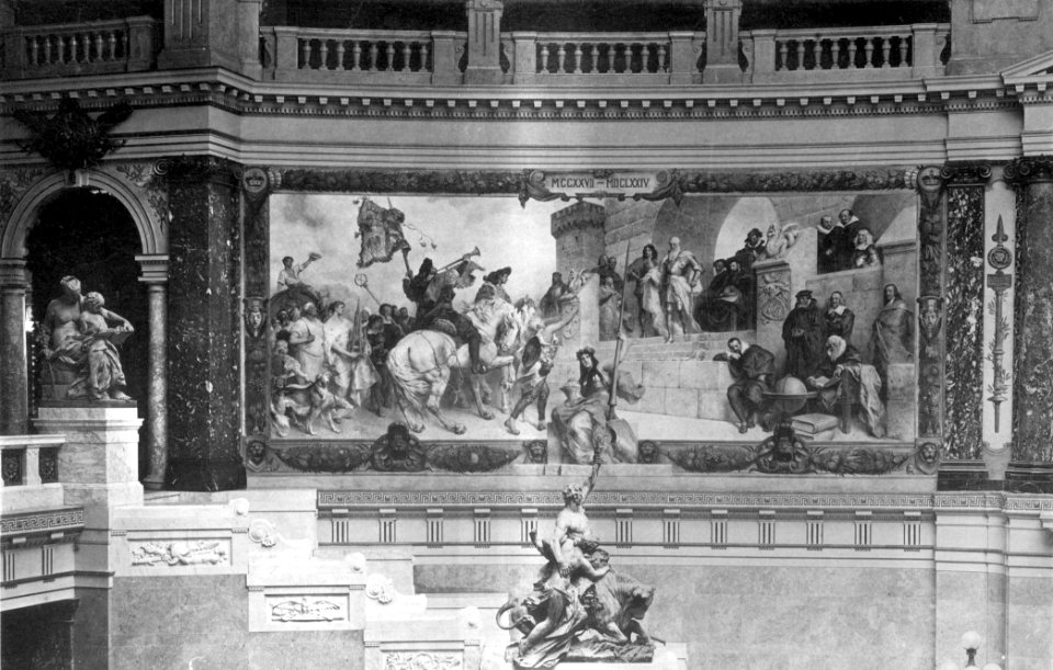 Landesgewerbemuseum Stuttgart, Fries in der König-Karls-Halle, 2