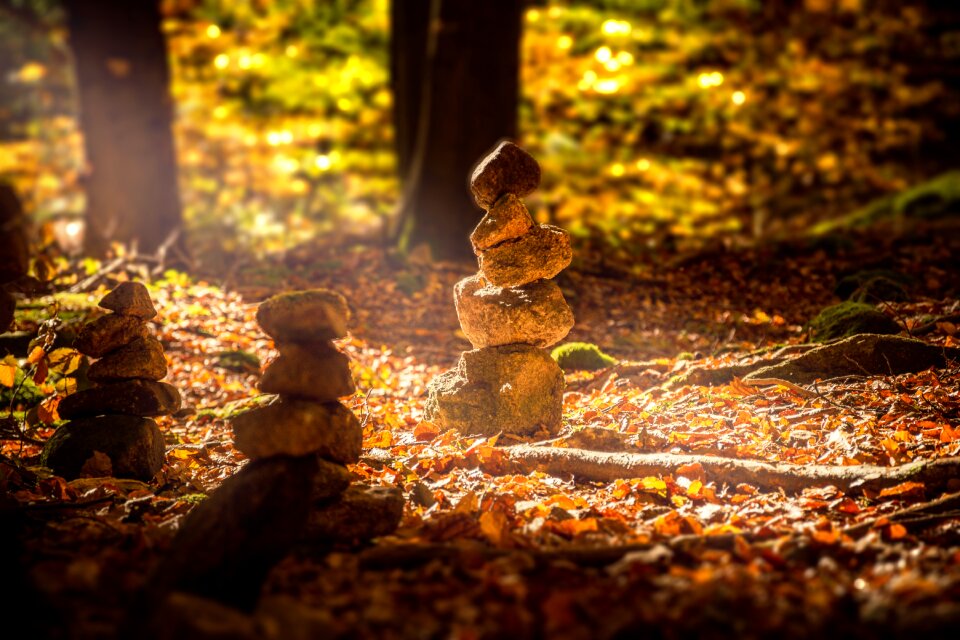 Stone tower nature landscape
