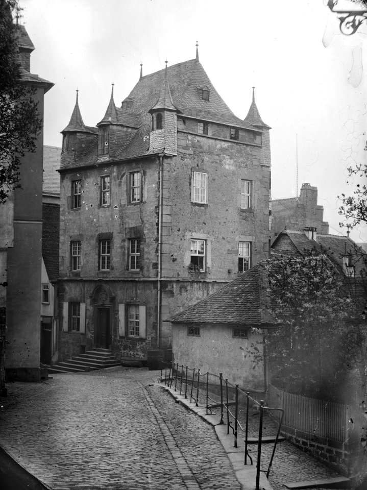Marburg Hochzeitshaus von NW Ludwig Bickell vor 1900