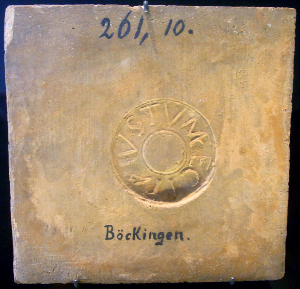 Landesmuseum Württemberg-Römischer Ziegelstempel-0231325