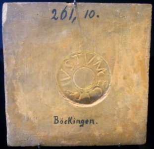 Landesmuseum Württemberg-Römischer Ziegelstempel-0231325