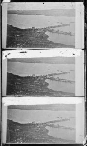 Landing and pontoon bridge on the Potomac River (4153725696)
