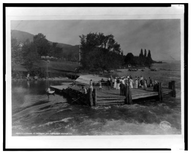 Landing at Sabbath Day Point, Lake George, N.Y. LCCN2001695000
