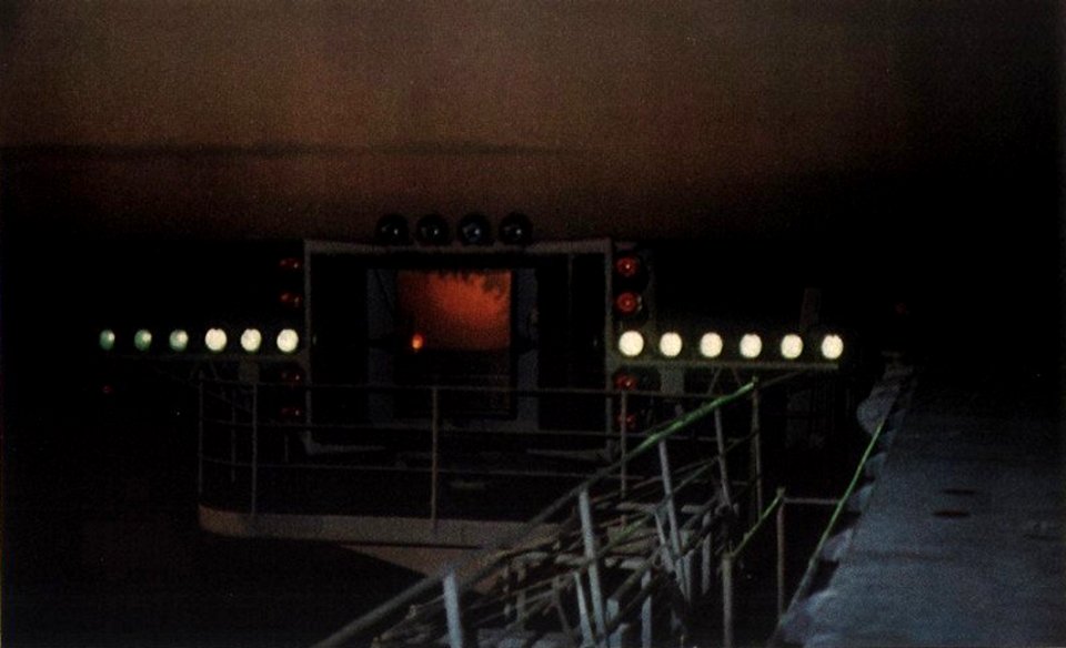 Landing mirror aboard USS Hornet (CVS-12) c1963
