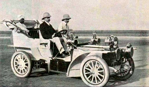 Marc Sorel, victorieux du Dehli-Bombay 1905 sur De Dietrich - 2
