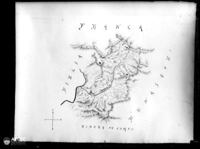 Mapa de la vall de Gistaín (AFCEC SOLER C 0001)