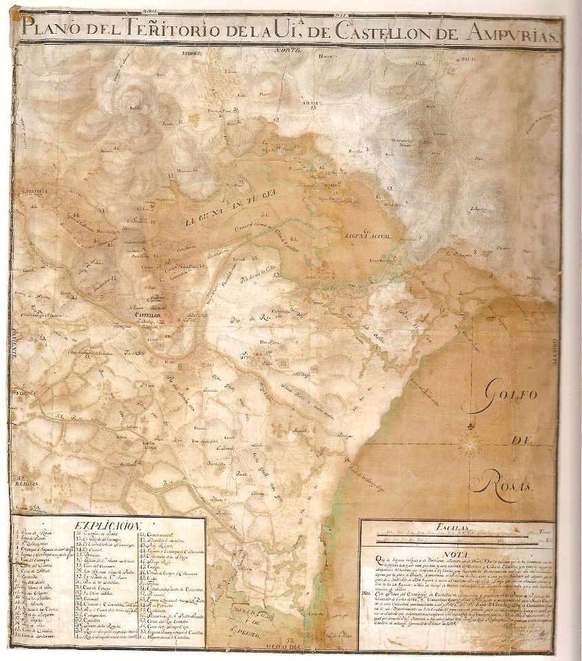 Mapa Estany de Castelló d'Empúries 01