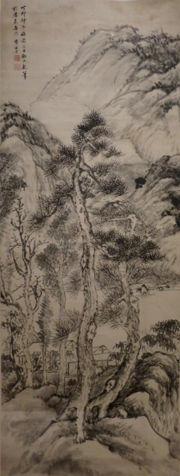 Landscape by Li Liufang, 1627, Honolulu Museum of Art 14406.1