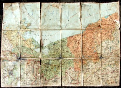 Mapa przedwojenna Pomorza