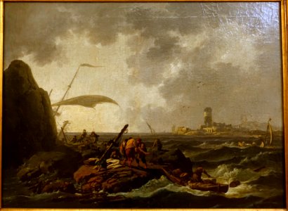 Landscape by Jean Pillement, 1782, oil on canvas - Museu Nacional de Soares dos Reis - Porto, Portugal - DSC00585 photo