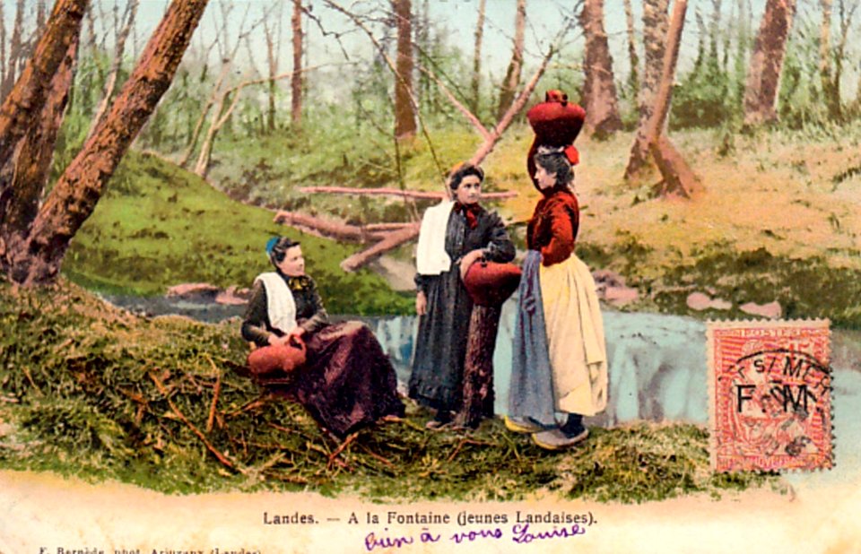 Landes - A la Fontaine a