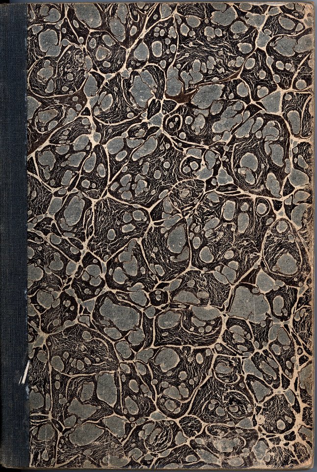 Marbled paper from cover of Horatius ed. Orelli (ed. min. Zürich 1843)