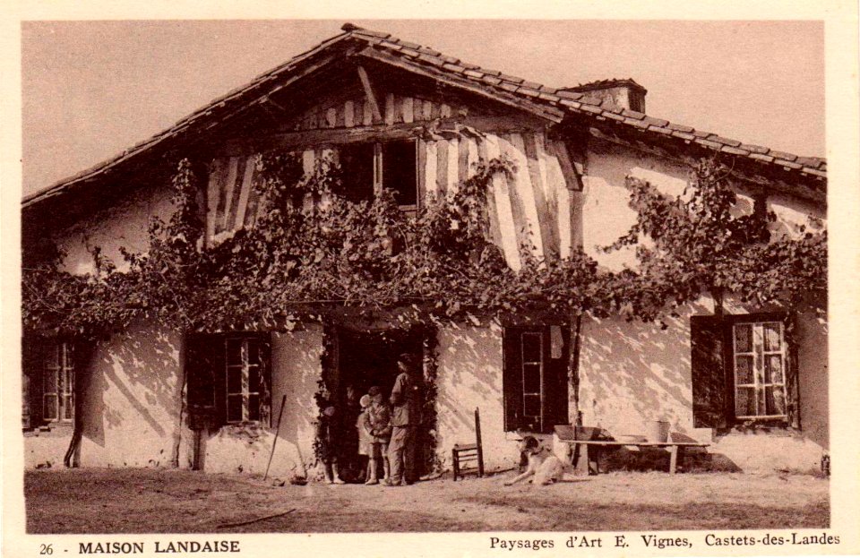 Landes - Maison landaise
