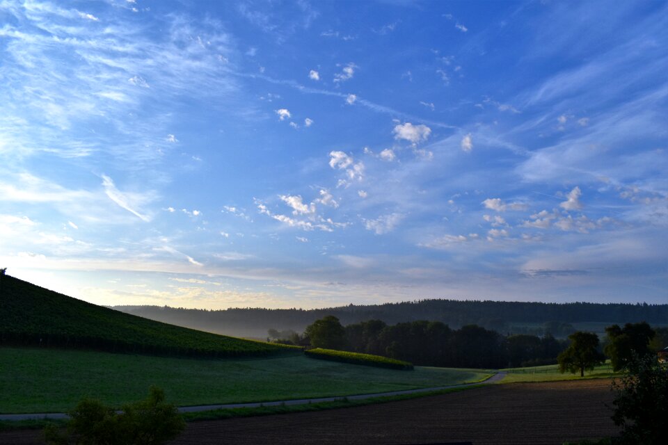 Nature distant view hill