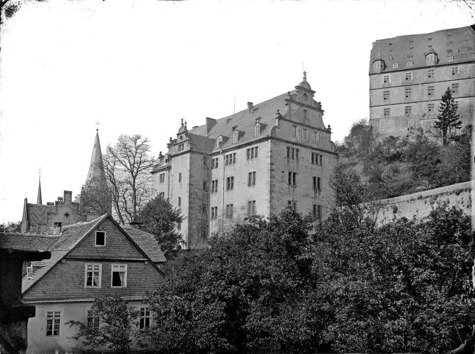 Marburg Kanzlei von NO Ludwig Bickell vor 1900