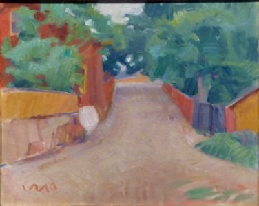 Lane in Porvoo, by Valle Rosenberg (frame cropped)