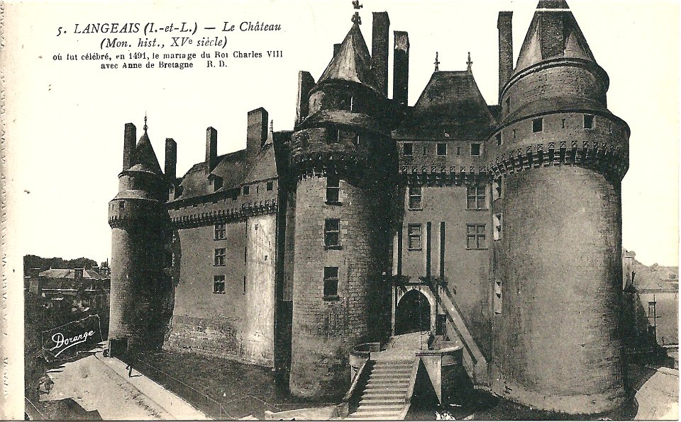 Langeais-FR-37-château-carte postale-03