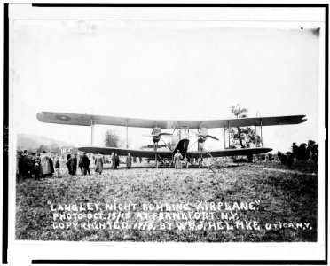 Langley night bombing airplane. Photo, Oct. 15-18 at Frankfort, N.Y. LCCN90712122