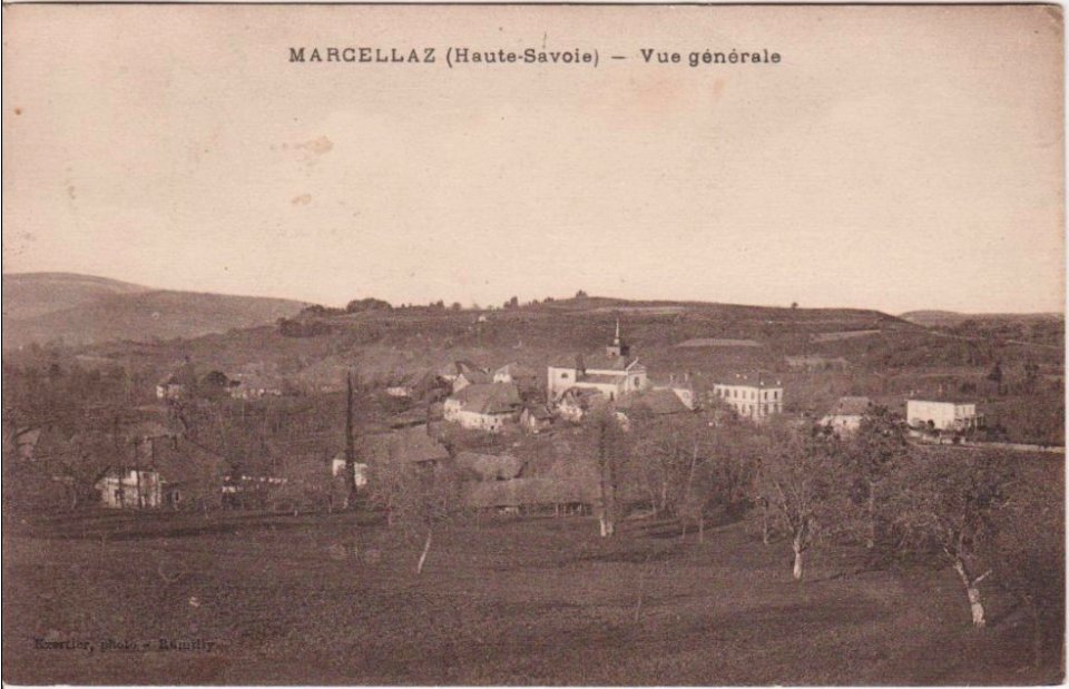 MARCELLAZ (Haute-Savoie) - vue générale