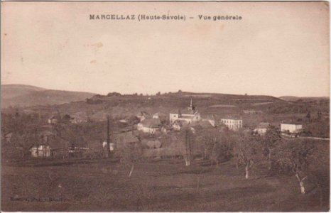 MARCELLAZ (Haute-Savoie) - vue générale