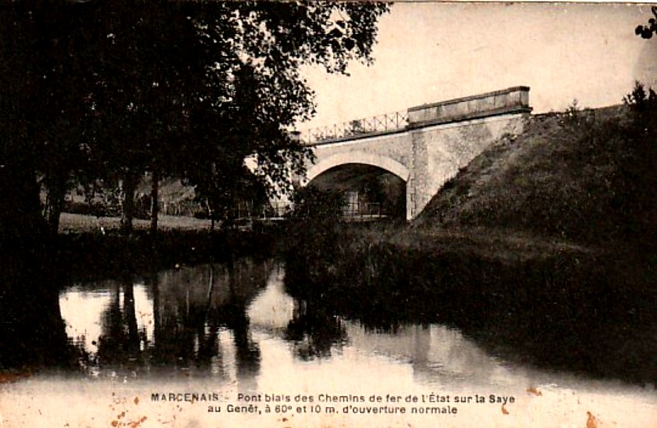 Marcenais - Pont du chemin de fer