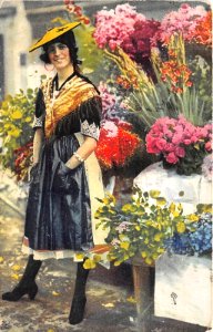 Marchande de fleurs niçoise