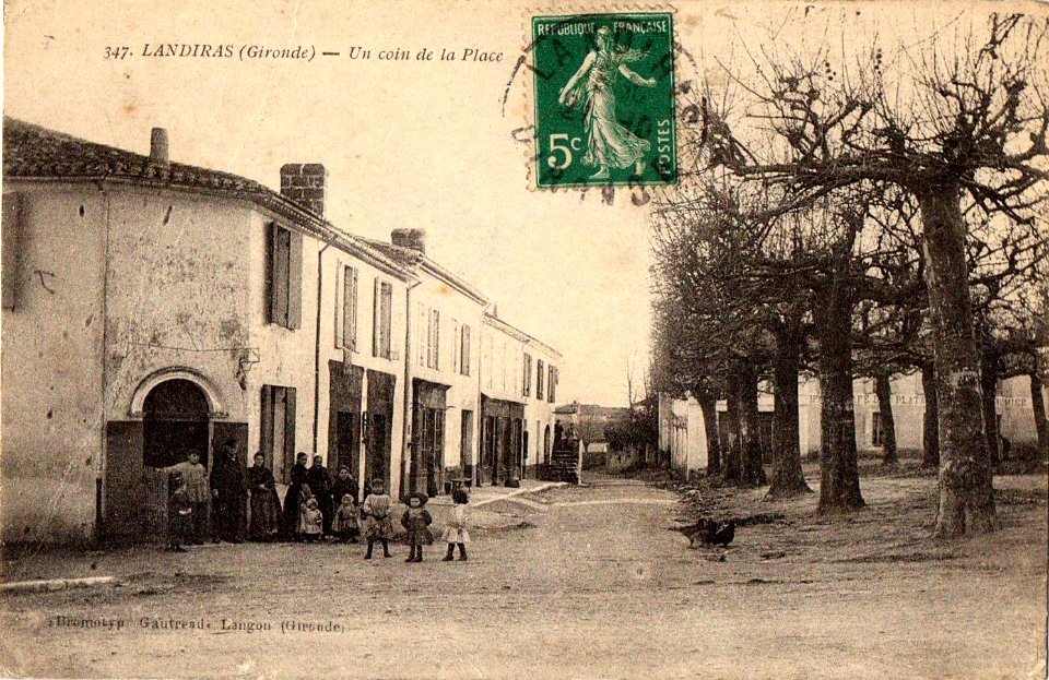 Landiras - bourg 1