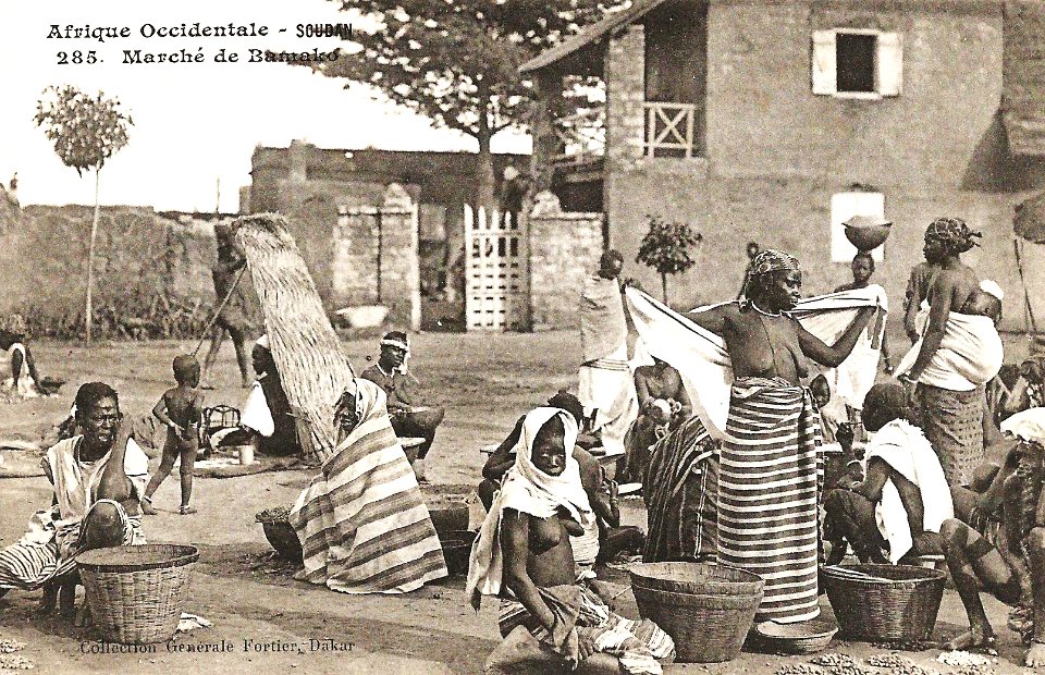 Marché de Bamako (AOF)