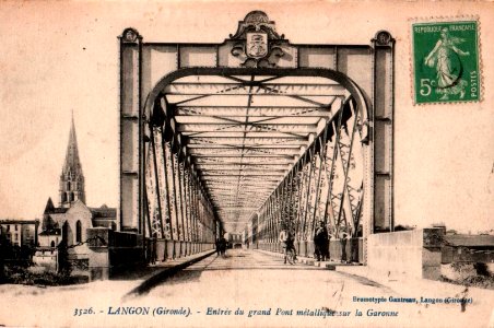 Langon - pont métallique 5