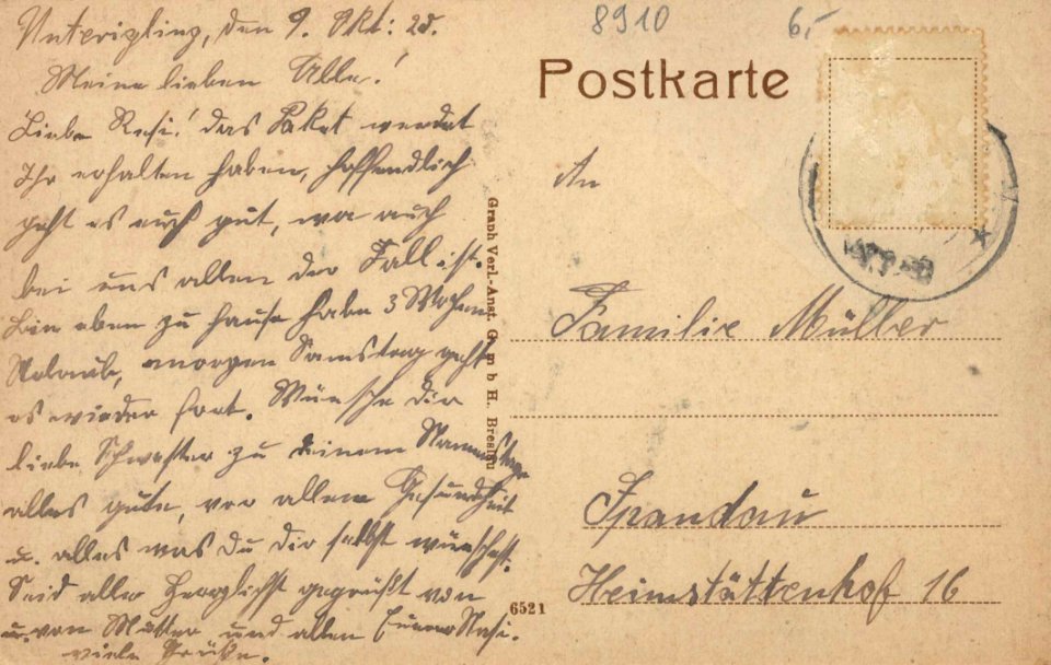 Landsberg a. Lech, Bayern - Stadtansicht mit Lech (back) (Zeno Ansichtskarten)