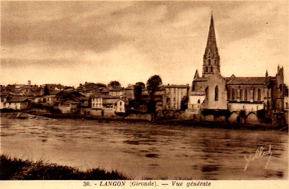Langon - vue générale 1a