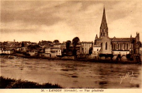 Langon - vue générale 1a