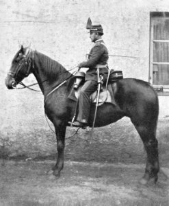 Landdragoner 1865 Großherzoglich oldenburgisches Landdragonerkorps mit russischer Mütze 1865 eingeführt