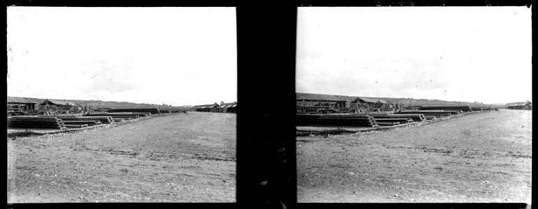 Lanvrecourt (Landrecourt). Dépôt de munitions - Fonds Berthelé - 49Fi353