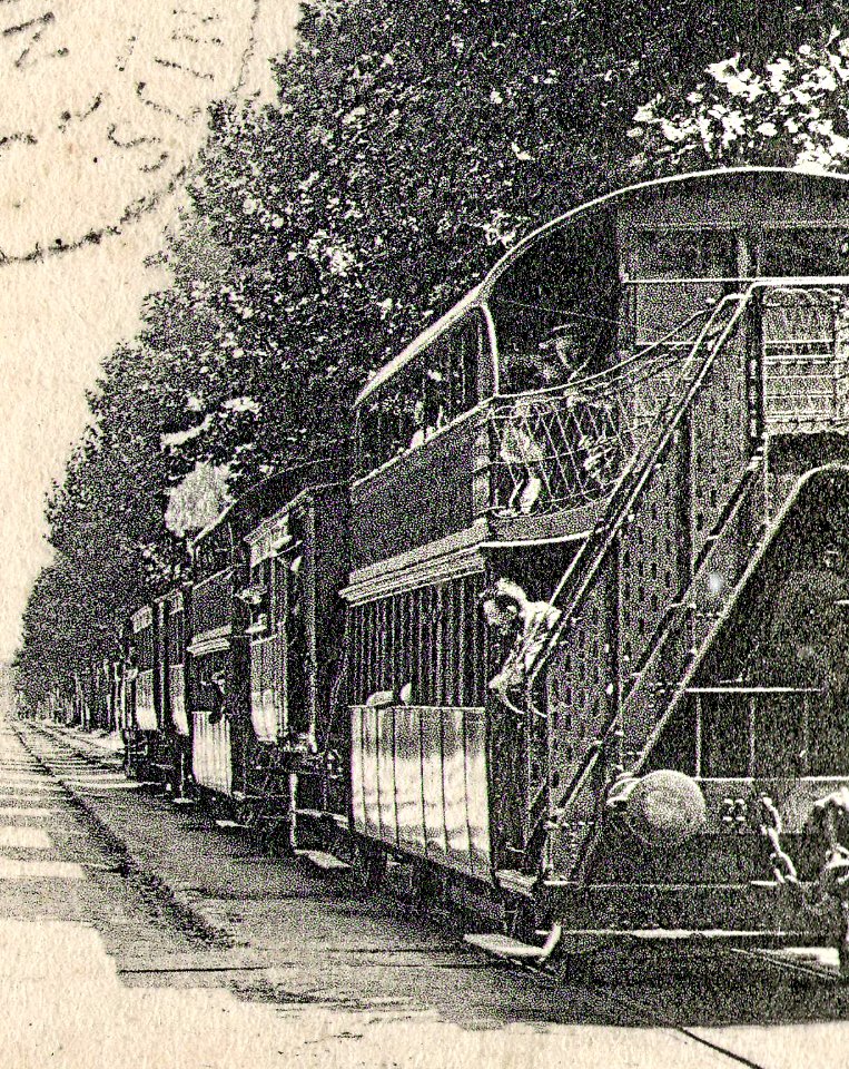 Langlet 9 - GARGAN - Le rue de Paris - Ecole des filles -détail-