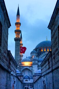 Istanbul islam night photo
